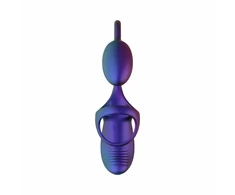 Hueman Halo Orbit Dual-Motor Intimate Ring, Violetinė, Remote-Controlled