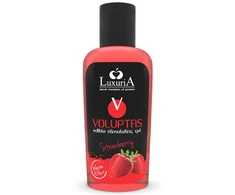 Intimateline Luxuria Voluptas Edible Warming Massage Gel Strawberry 100ml