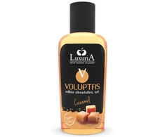 Intimateline Luxuria Voluptas Edible Warming Massage Gel Caramel 100ml