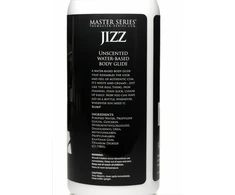 Jizz Baltas Premium Vanduo-Based Lubricant 1L - Creamy Texture, Unscented