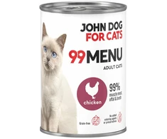 John Dog 99 menu dorosły vištiena karma mokra katei 400g