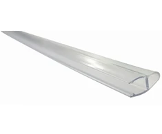 Juosta D formos 2.2m 8mm plastikinė