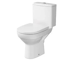 Klozetas Cersanit Compact 601 CITY NEW 010 su lėtu dangčiu
