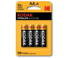 Kodak XTRALIFE šarminės AA baterijos - 4 vnt.