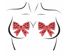 Leg Avenue Decorative Bow Pasties with Rhinestones, One Size