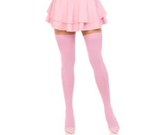 Leg Avenue Europe Leg Avenue Nylon Thigh-High Stockings Rožinė One Size - Silky Finish