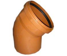 Lietaus nuotekų alkūnė 250/45° 92259