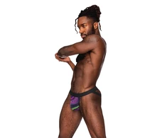 Male Power Espiral Galactica Jockstrap with Juodas Ring S/M
