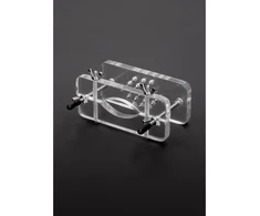 Steel By Shots Master Series Acrylic Restraint Device with Spiked Surface, Transparent