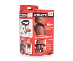 Size Matters Master Series Hollow Silicone Strap-On Harness Light 25.6cm