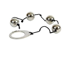 METAL HARD Beads 4 Intimate Weighted Balls 20mm Solid Steel Set
