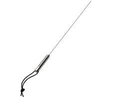 METAL HARD Stainless Steel Impact Rod 75cm with Leather Strap