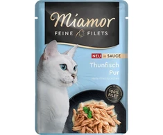 MIAMOR Fine Filets Tunas padaže - šlapias kačių maistas - 100g