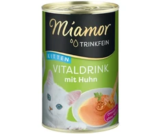 FINNERN GmbH end Co. KG Miamor Trinkfein Vitaldrink jaunų kačių gėrimas su vištiena, 135 ml