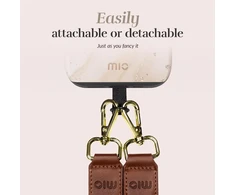 Dėklas MIO Lanyard strap Gold Marble