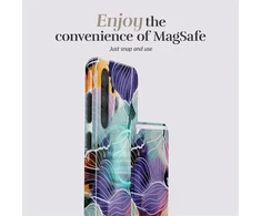 Dėklas MIO Flowers Magsafe Case Compatible Card Holder