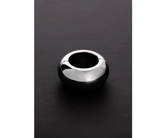Steel By Shots Mister B Oval Ball Stretcher 1.4" (3.5 cm) Stainless Steel Split Ring