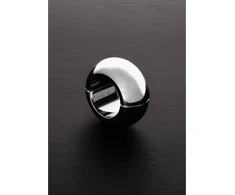 Steel By Shots Mister B Oval Ball Stretcher 1.4" (3.5 cm) Stainless Steel Split Ring