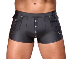 NEK Men's Matte Juodas Pants 2XL with D-Ring Details &amp; Snap Front