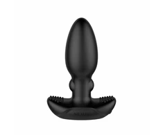 Nexus BEAT Silicone Rhythmic Plug with Remote Control, USB, Juodas 11,2 cm