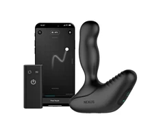 Nexus Revo Stealth App Enabled Juodas - Rotating Prostate Model, 95mm