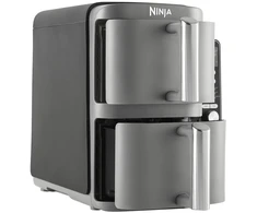 Karšto oro gruzdintuvė Ninja Double Stack XL, 2 lygių, 9,5 l, SL400EU, Tamsiai pilka