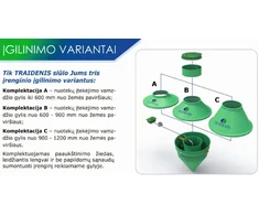 Nuotekų valymo įrenginys NV-1-A-C (1.0-1,2m įgilinimui) (4 žm.)