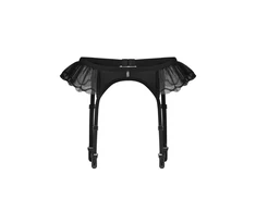 Obsessive Stelisa Juodas Garter Belt L/XL - Adjustable, Elegant Design