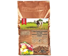 Šunų Maistas - O'Canis Premium Jautiena, Miežiai, Bulvės, Raudonieji Burokėliai 12kg