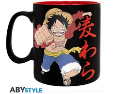 ONE PIECE – Mug (460 ml) Luffy &amp; Skull – Puodelis
