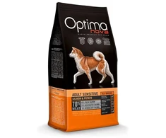 Optima Nova OPTIMANOVA Adult Sensitive lašiša & bulvės – sausas Maistas šunims – 12kg