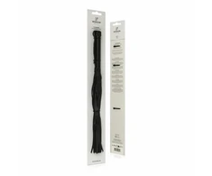 Ouch! Faux Leather Impact Tool Juodas - Ergonomic Grip, Wrist Loop