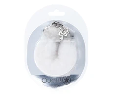 Ouch By Shots Ouch! Heavy-Duty Soft Touch Handcuffs Baltas - Secure &amp; Padded Design