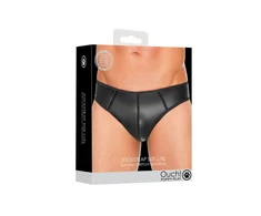 Ouch! Neoprene Jockstrap L/XL - Durable Athletic Intimate Wear Juodas