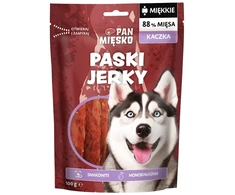 Šunų Priedas - PAN MIĘSKO Jerky Antiena 100g Be Glitimo Hipoalerginis