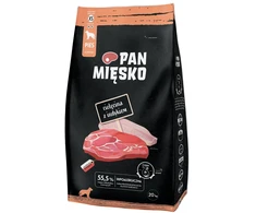 PAN MIĘSKO Veal with kalakutiena XS – sausas Maistas šunims – 20kg