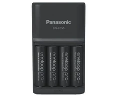 Panasonic Eneloop BQ-CC55 + 4 x R6/AA Eneloop Pro 2500 mAh