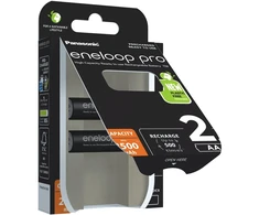 Panasonic Eneloop PRO AA 2500mAh 2 vnt.