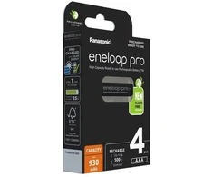 Panasonic Eneloop PRO AAA 930mAh 4 vnt.