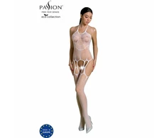 Passion Woman Bodystockings PASSION ECO BS002 Bodystocking Baltas - Eco-Friendly, One Size