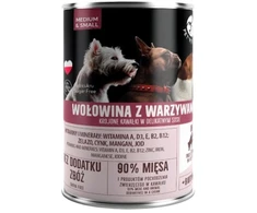 PetRepublic Šunų Maistas - Pet Republic Suaugusiems Vidutinio Ir Mažo Dydžio Šunims Su Mėsa Ir Daržovėmis 400g