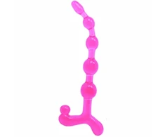Rožinė Baile Bendy Twist Flexible Rožinė Intimate Beads TPR 28 cm