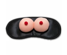 Rožinė DIABLO PICANTE Sleep Mask Boob-Themed Party Priedas Rožinė