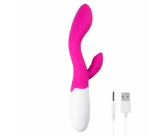 Pink Rožinė Easytoys Lily 2.0 Rechargeable Dual-Action Vibrator Rožinė