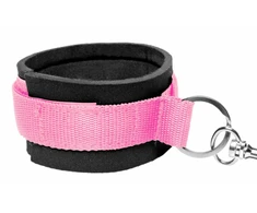 Pink FRISKY Bed Cuff System Rožinė - Adjustable Neoprene Bedroom Restraint Kit