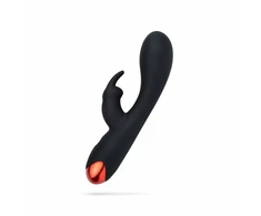 Pink Lieberte Beate Dual Action Silicone Intimate Device, Rožinė, USB Rechargeable
