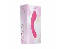 Pink Swan Wand Intimate Massager Rožinė - Dual Motor, Atsparus vandeniui, USB Rechargeable