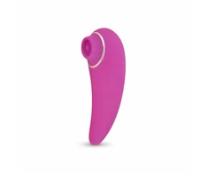 Pink Rožinė Taptastic Vibe Rechargeable Silicone Intimate Device - 6 Modes, Rožinė