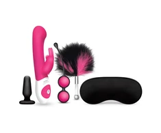 Rožinė The Rabbit Company Playtime Gift Set - Multi-Item Collection, Hot Rožinė