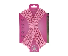 Ouch By Shots Rožinė ToyJoy Polyester Bondage Rope 10m Rožinė - Durable Restraint System